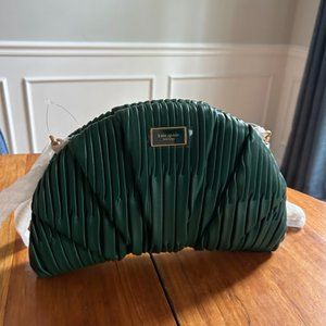 NWT Kate Spade Patisserie Croissant Clutch/Crossbody in Medieval Forest Green